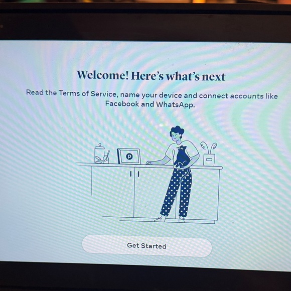 Facebook Portal 2nd Gen Black WD50JM 10" Touch Screen Smart Display Alexa Works - Picture 10 of 10
